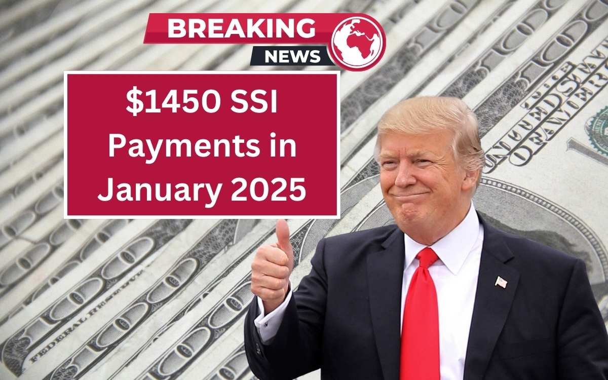 $1450 SSI Payments in January 2025