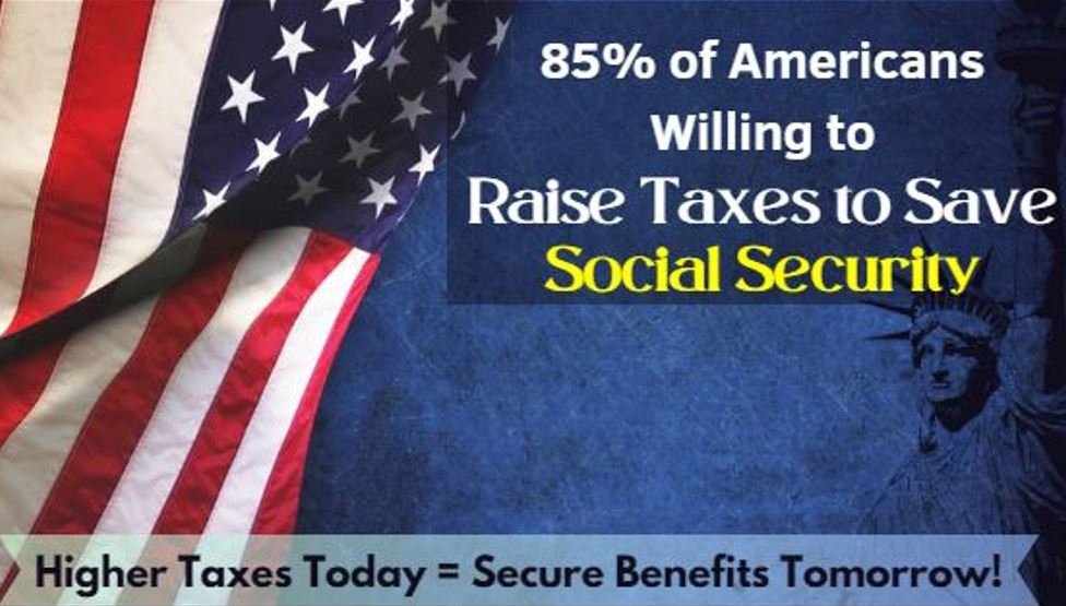 85% of Americans Willing to Raise Tax to Save Social Security